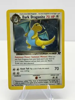 Pokemon Dark Dragonite Holo Rare Team Rockets Set 5/82 - Image 1