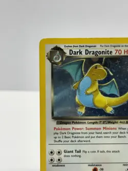 Pokemon Dark Dragonite Holo Rare Team Rockets Set 5/82 - Image 2