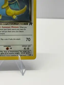 Pokemon Dark Dragonite Holo Rare Team Rockets Set 5/82 - Image 4