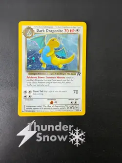 Dark Dragonite Holo #5 Team Rocket 2000 Pokemon Card - Image 1