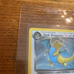 Pokemon TCG Dark Dragonite 5/82 Team Rocket Holo LP SWIRL - Image 3