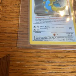 Pokemon TCG Dark Dragonite 5/82 Team Rocket Holo LP SWIRL - Image 4