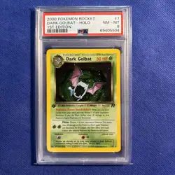 Dark Golbat 7/82 1st Edition - Team Rocket PSA 8 - NM-MT Holo Pokemon Card - Image 1