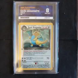 Pokemon Card Dark Dragonite 1st Edition Holo Team Rocket ACE 8 not PSA - Image 1
