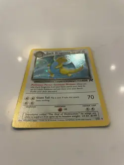 Pokemon TCG: Dark Dragonite 5/82 Holo Rare Team Rocket 1999 Vintage WOTC Light - Image 5