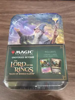 MtG Lord of the Rings: Tales of Middle-earth Gandalf Tin **Factory Sealed** - Image 1
