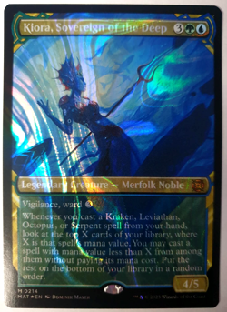 Kiora, Sovereign of the Deep - HALO FOIL Mythic - MTG: MAT - 0214 NM - Image 1