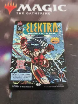 Mtg. Elektra, Daughter of the Hand. Foil Borderless. #395. MSH. Pack Fresh - Image 1