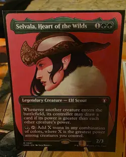 MTG Selvala Heart Of The Wild Borderless Commander Masters 681 - Image 1
