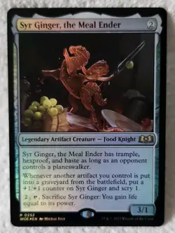 Syr Ginger, The Meal Ender R0252 Rare Foil Wilds Of Eldraine NM MTG - Image 1