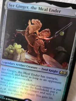 Syr Ginger, The Meal Ender R0252 Rare Foil Wilds Of Eldraine NM MTG - Image 2