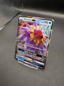 Pokemon TCG Starmie GX Hidden Fates 14/68 Holo Ultra Rare Mint Condition Card - Image 2