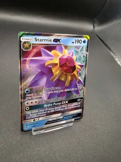 Pokemon TCG Starmie GX Hidden Fates 14/68 Holo Ultra Rare Mint Condition Card - Image 3