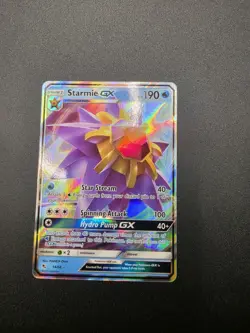 Pokemon TCG Starmie GX Hidden Fates 14/68 Holo Ultra Rare Mint Condition Card - Image 4