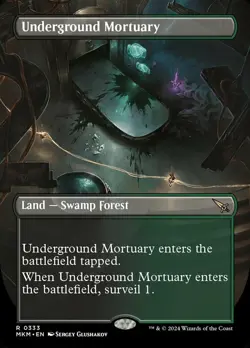 Underground Mortuary - Foil - Borderless NM, English MTG Murders at Karlov Manor - Image 1