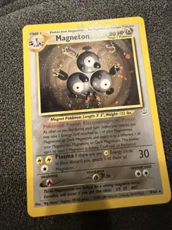 Pokemon Card - Magneton Neo Revelation 10/64 Unlimited Holo Rare - Image 3
