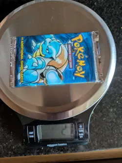 Base Set Pokemon Tcg Booster Pack Short Crimp Heavy 1999 Blastoise - Image 4
