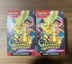 Pokemon TCG Mega Evolution: Ascended Heroes Booster Bundle Lot of 2 (New/Sealed) - Image 1