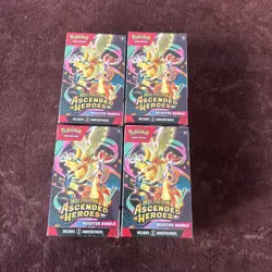 4x Pokemon TCG Mega Evolution Ascended Heroes Booster Bundle Box 6 Packs sealed - Image 1