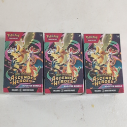 Pokemon TCG Mega Evolution—Ascended Heroes Booster Bundle Lot of 3 - Image 1