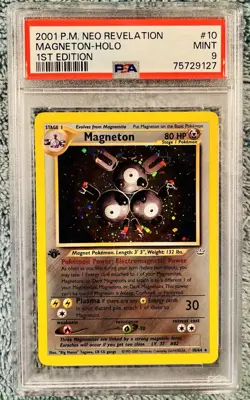 Pokemon 2001 Neo Revelation Magneton 10 🔥1st Edition 🔥 PSA 9 WOTC Vintage! - Image 1