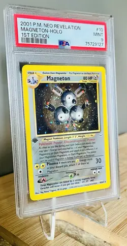 Pokemon 2001 Neo Revelation Magneton 10 🔥1st Edition 🔥 PSA 9 WOTC Vintage! - Image 2
