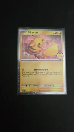 Pikachu (Pokemon Day 2026) 051/162 - Cosmos Holo PROMO NM Pokemon Double Swirl - Image 1