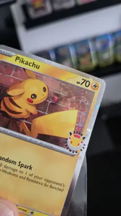 Pikachu (Pokemon Day 2026) 051/162 - Cosmos Holo PROMO NM Pokemon Double Swirl - Image 3