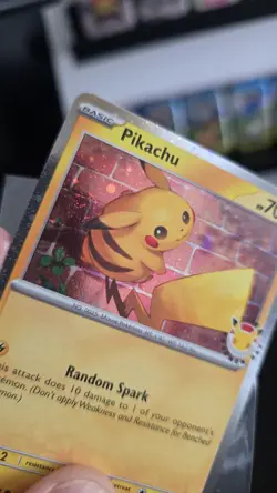 Pikachu (Pokemon Day 2026) 051/162 - Cosmos Holo PROMO NM Pokemon Double Swirl - Image 4