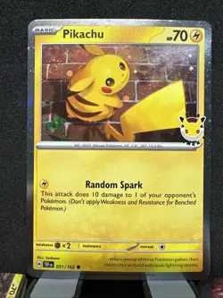 Pokemon Day 30th Anniversary - Pikachu 051 /162 2026 Promo NM - HEAD SWIRL - Image 1