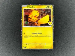 Pikachu 30th Anniversary Stamped Promo 051 Pokemon Day 2026 3 SWIRLS 🌀 Swirl #3 - Image 1