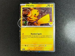 Pikachu 30th Anniversary Stamped Promo 051 Pokemon Day 2026 3 SWIRLS 🌀 Swirl #3 - Image 2