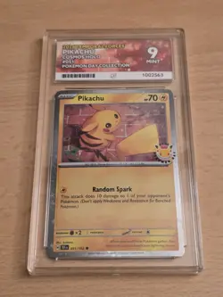 Pokemon TCG Pikachu Pokemon Day Promo 2026 ACE 9 Double Swirl!!! very rare - Image 1