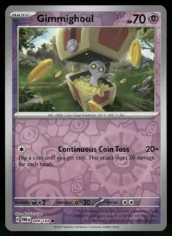 Gimmighoul - 088/182 Common Reverse Holo NM Pokemon SV04: Paradox Rift - Image 1