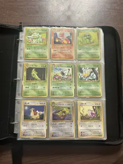 Vintage Pokemon JP Card Binder Collection 360+ Cards - Image 1