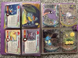 Vintage Pokemon Binder Topps Chrome, Topps Lot w/ Movie Cards Charizard 46 Cards - Image 3