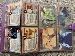 Vintage Pokemon Binder Topps Chrome, Topps Lot w/ Movie Cards Charizard 46 Cards - Image 5