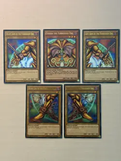 ULTRA RARE Exodia The Forbidden One (5 Card Set) YGLD 1st Edition Holo Yugioh - Image 2