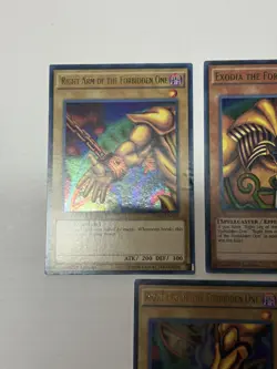 ULTRA RARE Exodia The Forbidden One (5 Card Set) YGLD 1st Edition Holo Yugioh - Image 3