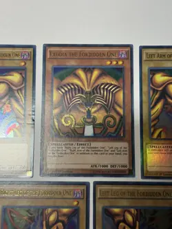 ULTRA RARE Exodia The Forbidden One (5 Card Set) YGLD 1st Edition Holo Yugioh - Image 4