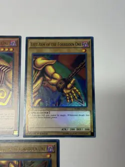 ULTRA RARE Exodia The Forbidden One (5 Card Set) YGLD 1st Edition Holo Yugioh - Image 5