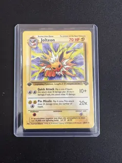 1999 Pokemon Jungle Jolteon 1st Edition Non-Holo Rare 20/64 WOTC - Image 1