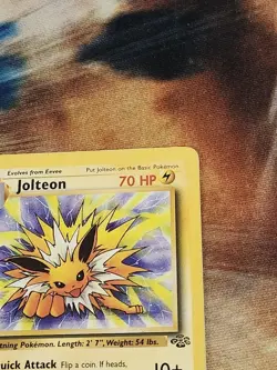 1999 Pokemon Jungle - Jolteon 1st Edition Non-Holo 20/64 Rare - LP - Image 3