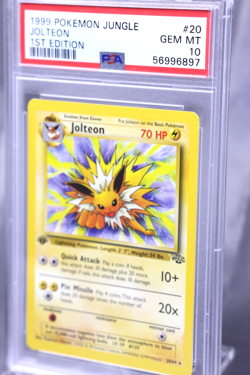 1999 Pokemon Jolteon, 1st Edition Jungle #20/64, PSA 10 Gem Mint - Image 4