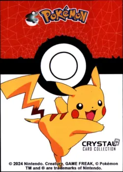 Pokemon Crystal Card Collection Set #017 Pidgeotto Cracked Ice Holo Foil - Image 2