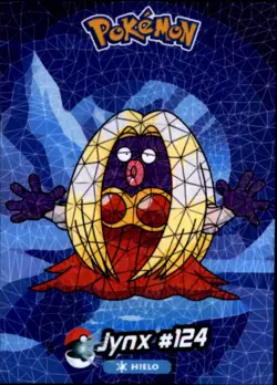 Pokemon Crystal Card Collection Set #124 Jynx Cracked Ice Holo Foil - Image 1