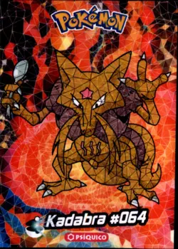 Pokemon Crystal Card Collection Set #064 Kadabra Cracked Ice Holo Foil - Image 1