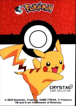 Pokemon Crystal Card Collection Set #002 Ivysaur Cracked Ice Holo Foil - Image 2