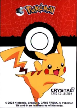 Pokemon Crystal Card Collection Set #037 Vulpix Cracked Ice Holo Foil - Image 2