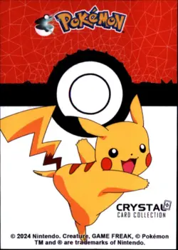Pokemon Crystal Card Collection Set #107 Hitmonchan Cracked Ice Holo Foil - Image 2